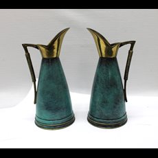 Oppenheim Brass Pitcher PAIR- 11" SKU C911-041